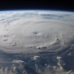Huracán <em>Katrina, </em>2005, NASA.